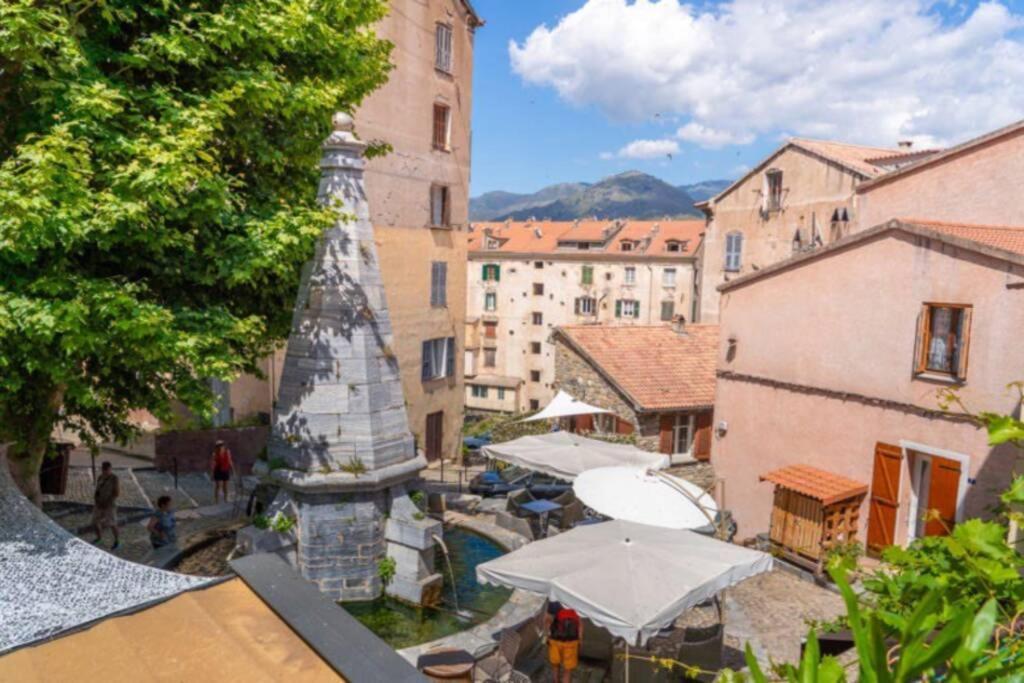 Magnifique Grand 30M2 Refait A Neuf En 2025 Lumineux 4 Couchages Hyper Centre Corte 13 Cours Paoli Wifi Tv Lave Linge Exterior foto